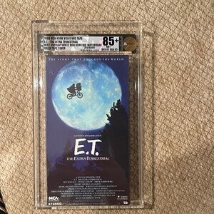 E.T. The Extra-Terrestrial VHS Tape VGA Graded